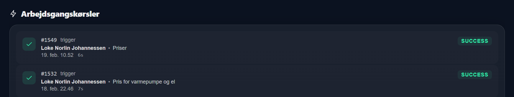 Oversigt over digital medarbejder i Styrico-portalen